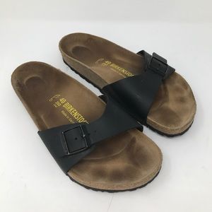 birkenstock one strap black